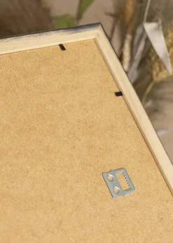 Ramme Silver Wood 60x80 cm - Passepartout Hvid 50x60 cm