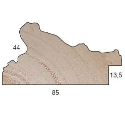 Ramme Skokloster Sort - Valgfri Størrelse (Plexiglas)