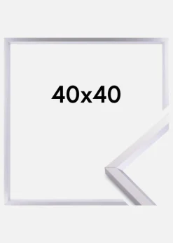Ramme Steel Style Sølv 40x40 cm