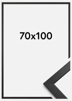 Ramme Stilren Akrylglas Sort 70x100 cm