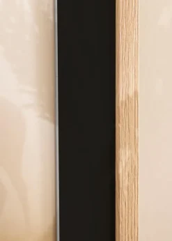 Ramme Stilren Eg 30x30 cm - Passepartout Sort 8x8 inches