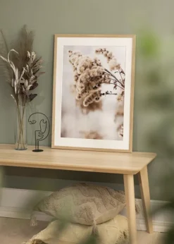 Ramme Stilren Eg 35x50 cm - Passepartout Hvid 25x35 cm