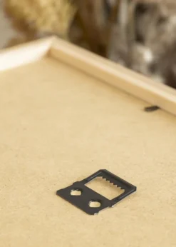 Ramme Stilren Eg 50x50 cm - Passepartout Hvid 35x35 cm