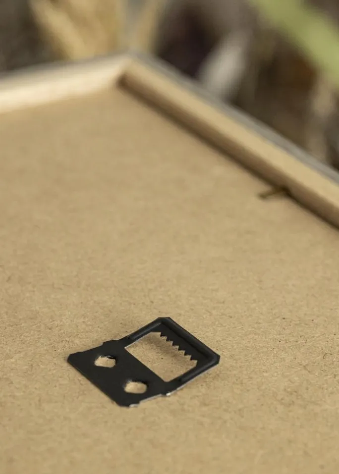 Ramme Stilren grå Eg 70x100 cm - Passepartout Hvid 62x93 cm