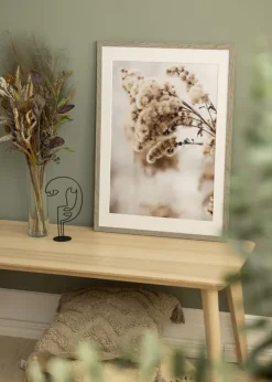 Ramme Stilren grå Eg 60x80 cm - Passepartout Hvid 49,3x68,5 cm