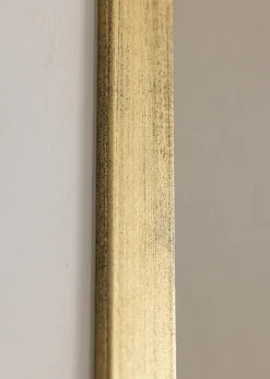 Ramme Stilren Guld 30x40 cm - Passepartout Hvid 18x27 cm