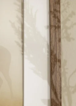 Ramme Stilren kold Brun 50x70 cm - Passepartout Hvid 40x61 cm