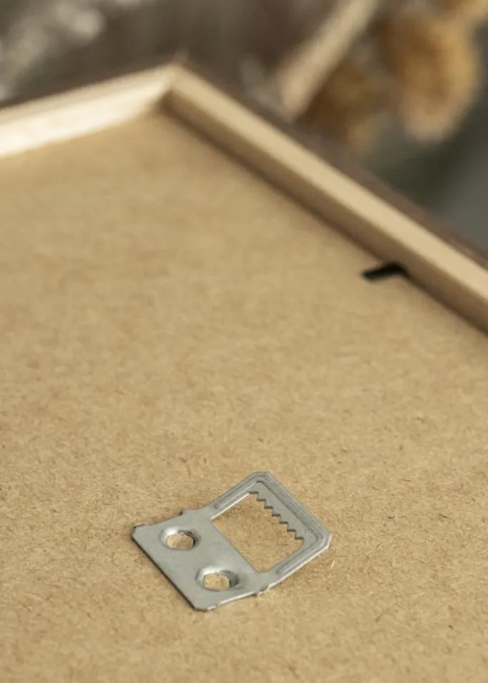 Ramme Stilren kold Brun 50x70 cm - Passepartout Hvid 40x61 cm