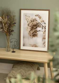 Ramme Stilren kold Brun 70x100 cm - Passepartout Hvid 61x92 cm