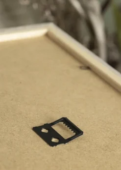 Ramme Stilren lysegrå Eg 40x50 cm - Passepartout Hvid 29,7x42 cm