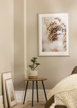 Ramme Stilren lysegrå Eg 60x80 cm - Passepartout Hvid 49,3x68,5 cm