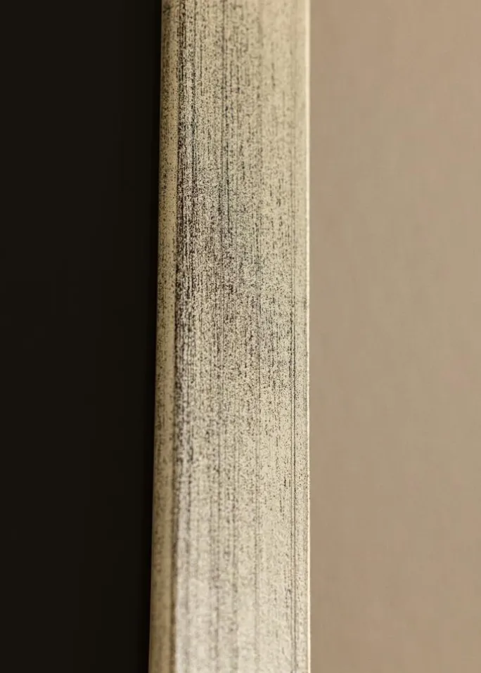 Ramme Stilren Sølv 18x24 cm - Passepartout Sort 13x18 cm