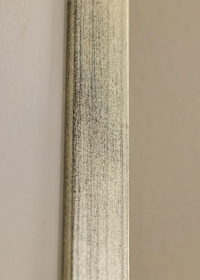 Ramme Stilren Sølv 70x100 cm - Passepartout Hvid 62x85 cm