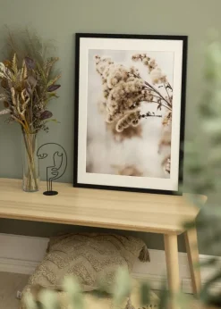 Ramme Stilren sort Eg 30x40 cm - Passepartout Hvid 22x32 cm