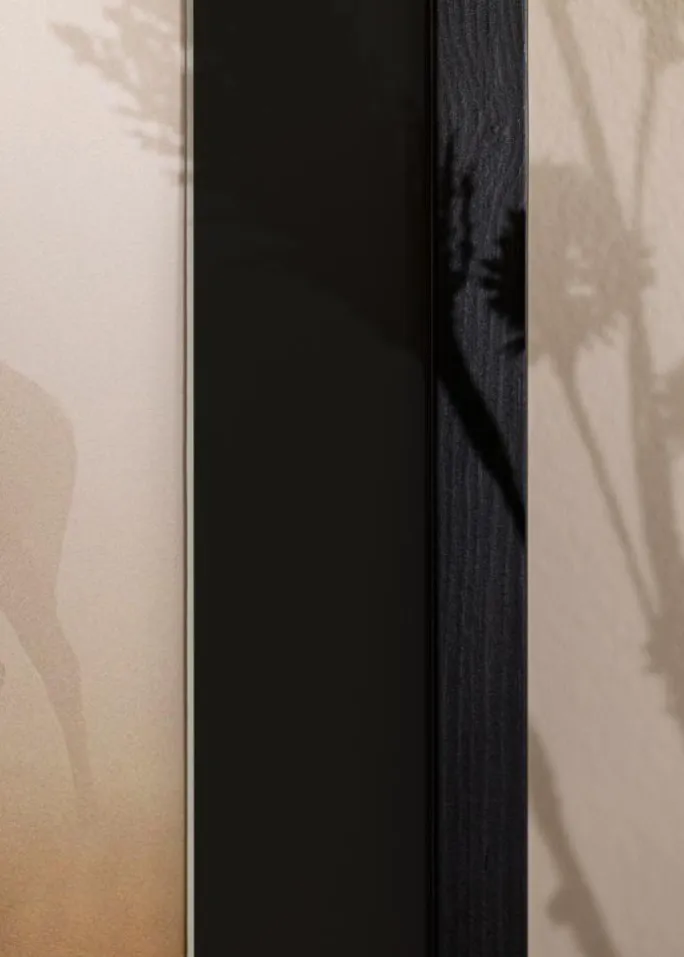 Ramme Stilren Sort 24x30 cm - Passepartout Sort 18x24 cm