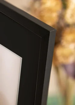 Ramme Stilren Sort 15x20 cm - Passepartout Sort 4x5 inches