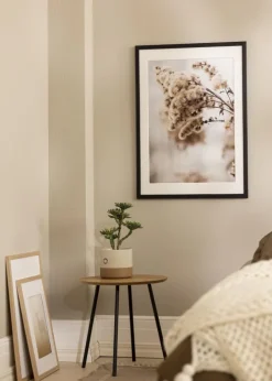 Ramme Stilren Sort 62x93 cm - Passepartout Hvid 45x80 cm