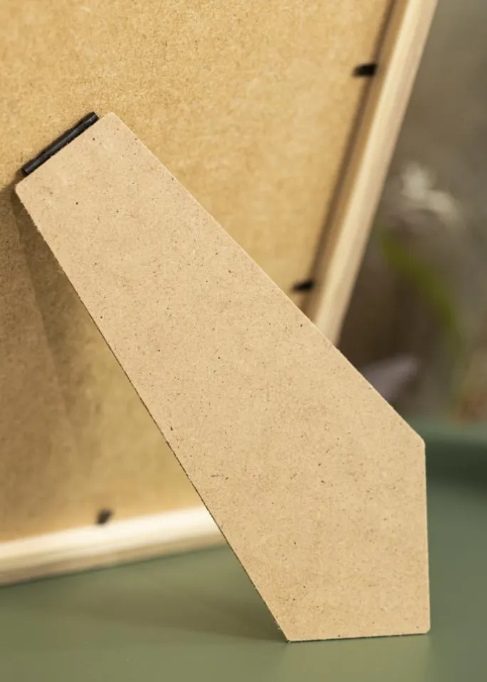 Ramme Stilren Sort 13x18 cm - Passepartout Hvid 7x10 cm