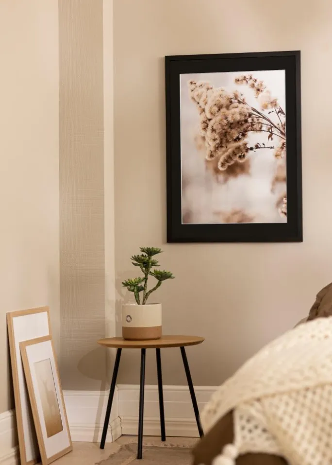 Ramme Stilren Sort 20x30 cm - Passepartout Sort 15x21 cm