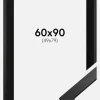 Ramme Stilren Sort 60x90 cm - Passepartout Sort 50x80 cm
