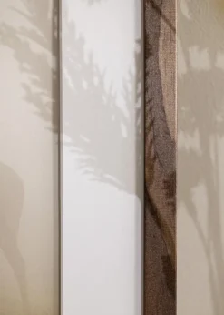 Ramme Stilren Valnød 60x90 cm - Passepartout Hvid 50x75 cm