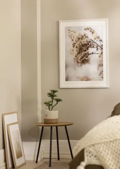 Ramme Stilren Vintage hvid 40x50 cm - Passepartout Hvid 12x15 inches