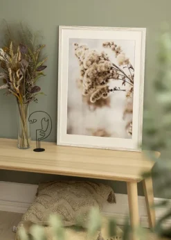 Ramme Stilren Vintage hvid 50x70 cm - Passepartout Hvid 33x56 cm