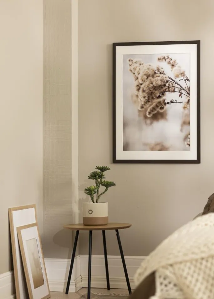 Ramme Stilren Wenge 70x100 cm - Passepartout Hvid 59,4x84 cm