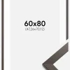 Ramme Stilren Wenge 60x80 cm - Passepartout Hvid 19x28 inches