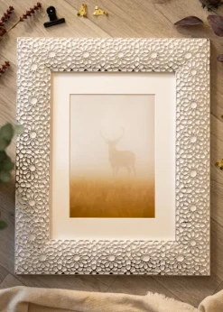 Ramme Stockholm Hvid - Valgfri Størrelse (Plexiglas)