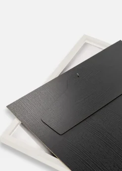 Ramme Stockholm Jersey Box Akrylglas Hvid 60x90 cm