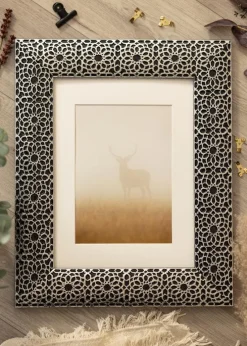 Ramme Stockholm Sort - Valgfri Størrelse (Plexiglas)