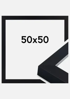 Ramme Sussex Akrylglas Sort/Sølv 50x50 cm