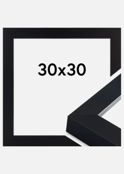 Ramme Sussex Akrylglas Sort/Sølv 30x30 cm
