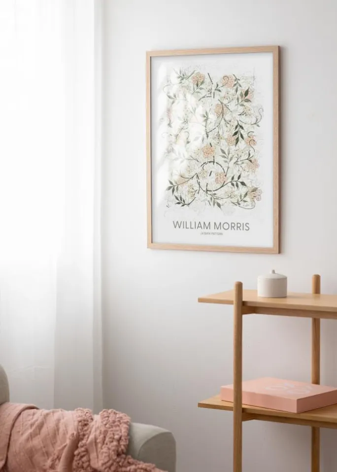 Ramme Tidlös Massiv Eg 50x70 cm - Passepartout Hvid 40x61 cm