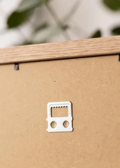 Ramme Tidlös Massiv Eg 50x70 cm - Passepartout Hvid 40x61 cm