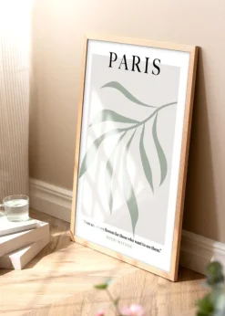 Ramme Tidlös Massiv Eg 40x50 cm - Passepartout Hvid 30x38 cm