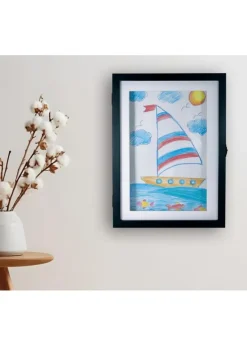 Ramme til tegninger Newbie Akrylglas Sort A4