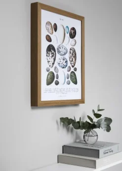 Ramme Timber Teak - Valgfri Størrelse (Akrylglas)