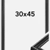 Ramme Trellis Akrylglas Sort 30x45 cm