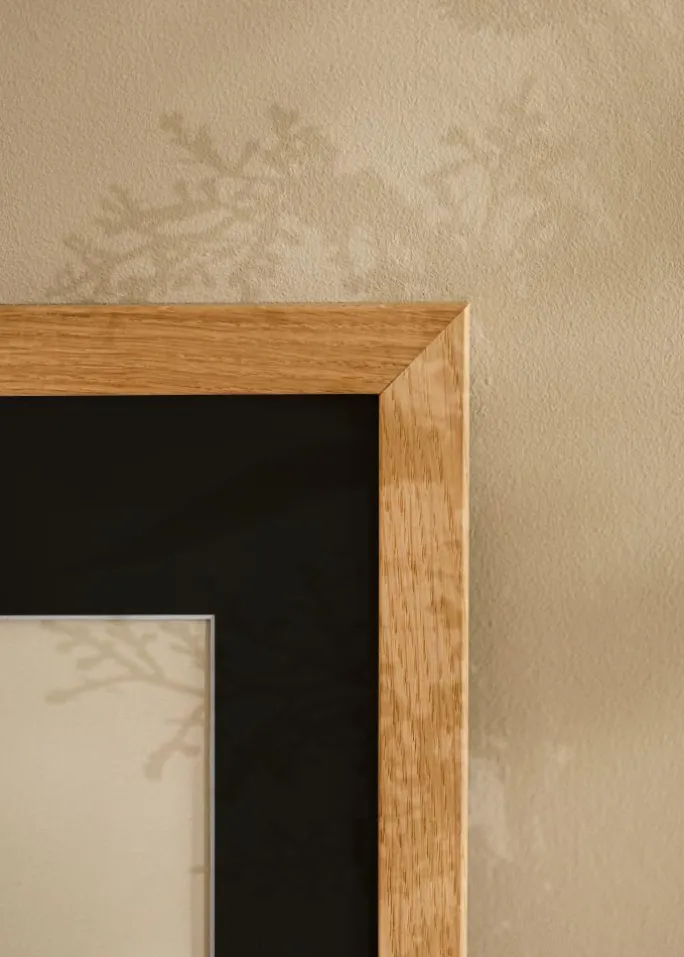 Ramme Trendline Eg 60x80 cm - Passepartout Sort 50x65 cm