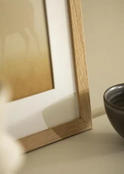 Ramme Trendline Eg 50x50 cm - Passepartout Hvid 35x35 cm