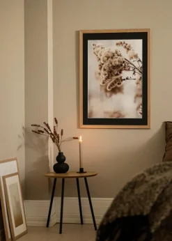 Ramme Trendline Eg 40x40 cm - Passepartout Sort 25x25 cm