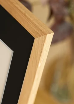 Ramme Trendline Eg 70x100 cm - Passepartout Sort 24x36 inches