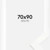 Ramme Trendline Hvid 70x90 cm - Passepartout Hvid 60x80 cm