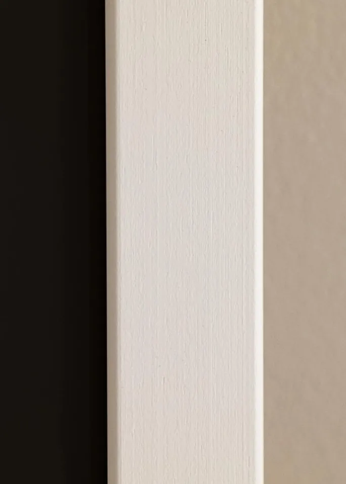 Ramme Trendline Hvid 70x90 cm - Passepartout Sort 60x80 cm