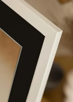 Ramme Trendline Hvid 30x60 cm - Passepartout Sort 20x50 cm