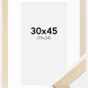 Ramme Trendline Natur 30x45 cm - Passepartout Hvid 20x35 cm