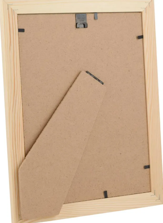 Ramme Trendline Natur 20x25 cm - Passepartout Hvid B6 125x176 mm