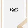 Ramme Trendline Natur 50x70 cm - Passepartout Hvid 16x23 inches